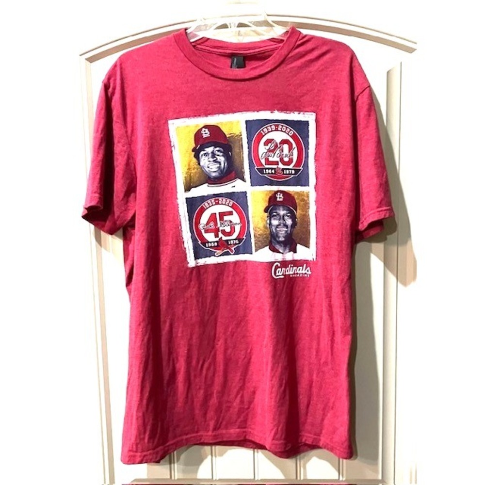 St. Louis Cardinals T-shirt Adult X Large Red Short Sleeve Pullover